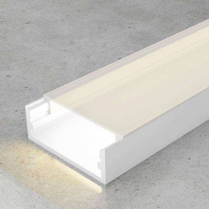 Profilo LED da superficie Minim — 2 m — Bianco, codice LM3716