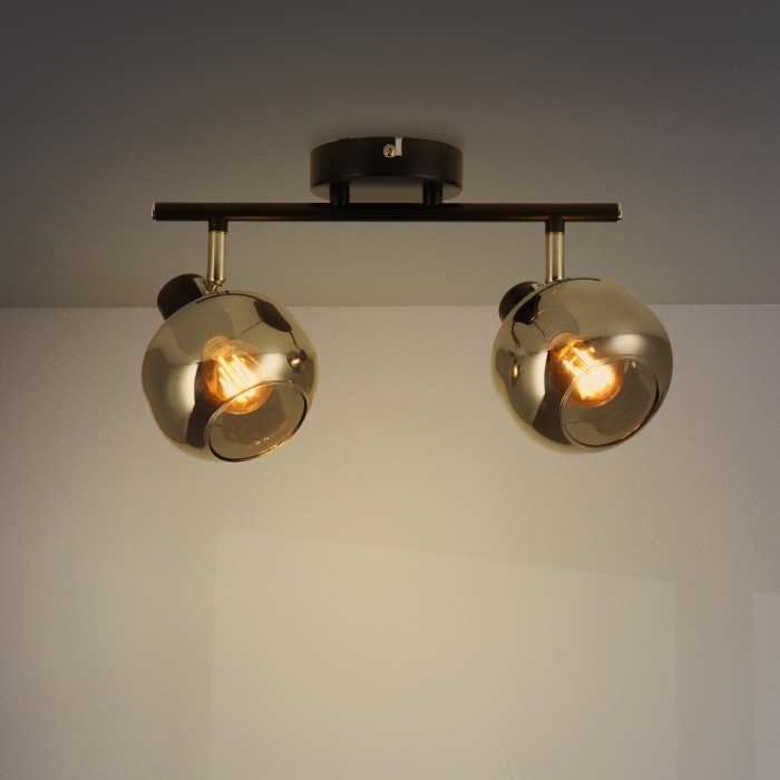 Lampada da soffitto serie Glass 2 luci E14