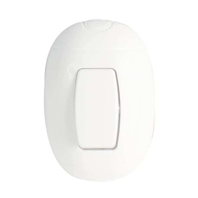Pulsante unipolare 10 A - per uso con canalina, codice 27552